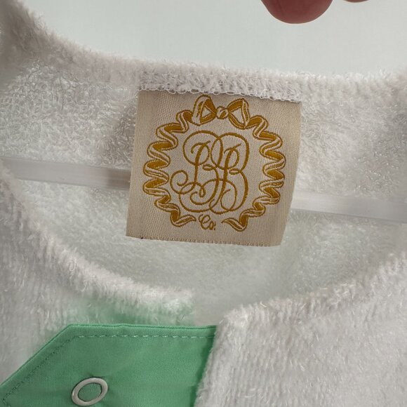 The Beaufort Bonnet Company Terry Cloth Bath Robe Snap 6-12 Months Lot of 2 - Picture 11 of 12